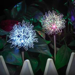 Solar Powered Dandelion Garden Color Changing Lights