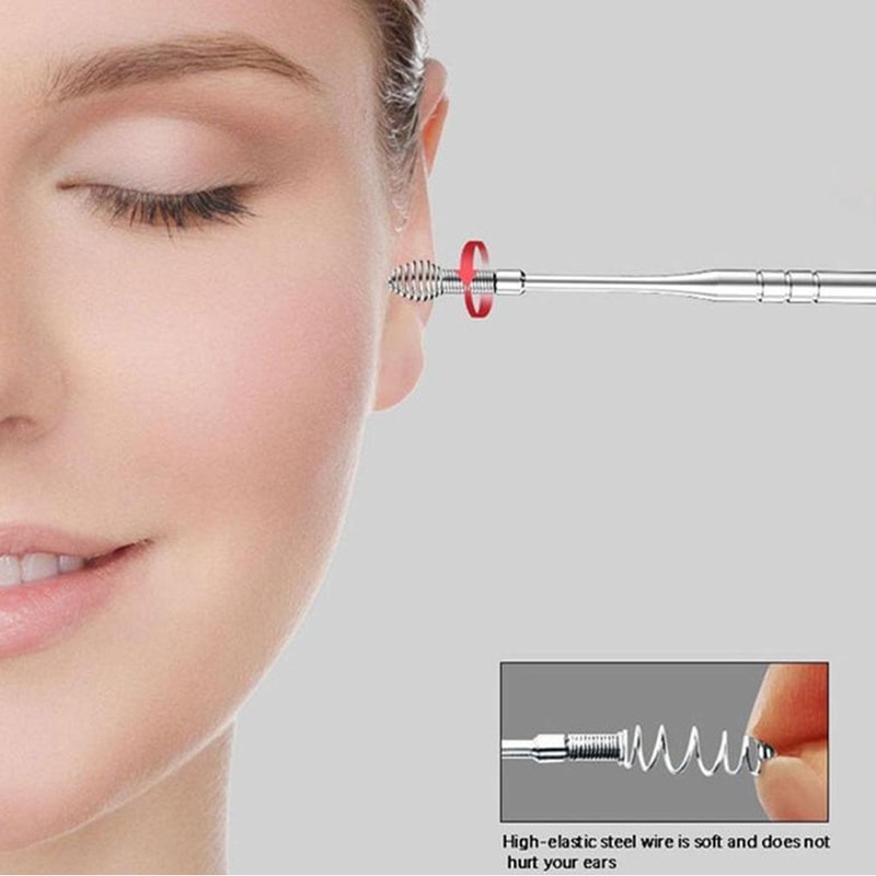 Earwax removal kit with ergonomic design