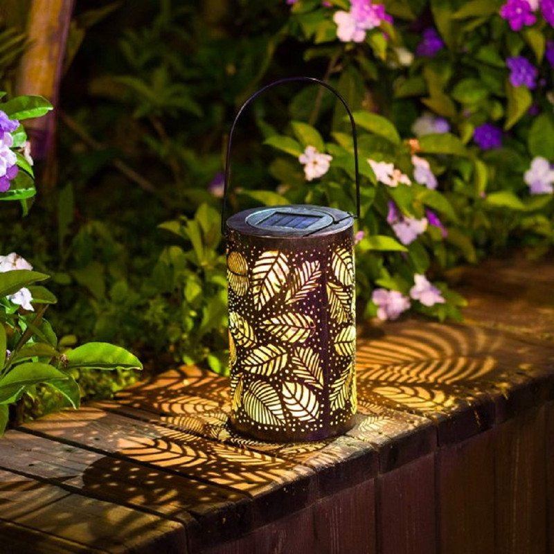 Solar-Powered Leaf Pattern Lantern Light - 3.jpeg