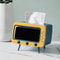 TV Tissue Box For Hands Free Movie Sessions Yellow 1