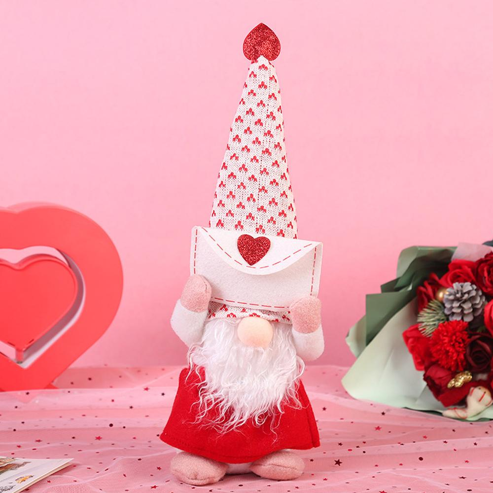 Valentine’s Day Faceless Doll Decoration Love letter