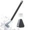 Long-Handled Toilet Brush Black holder