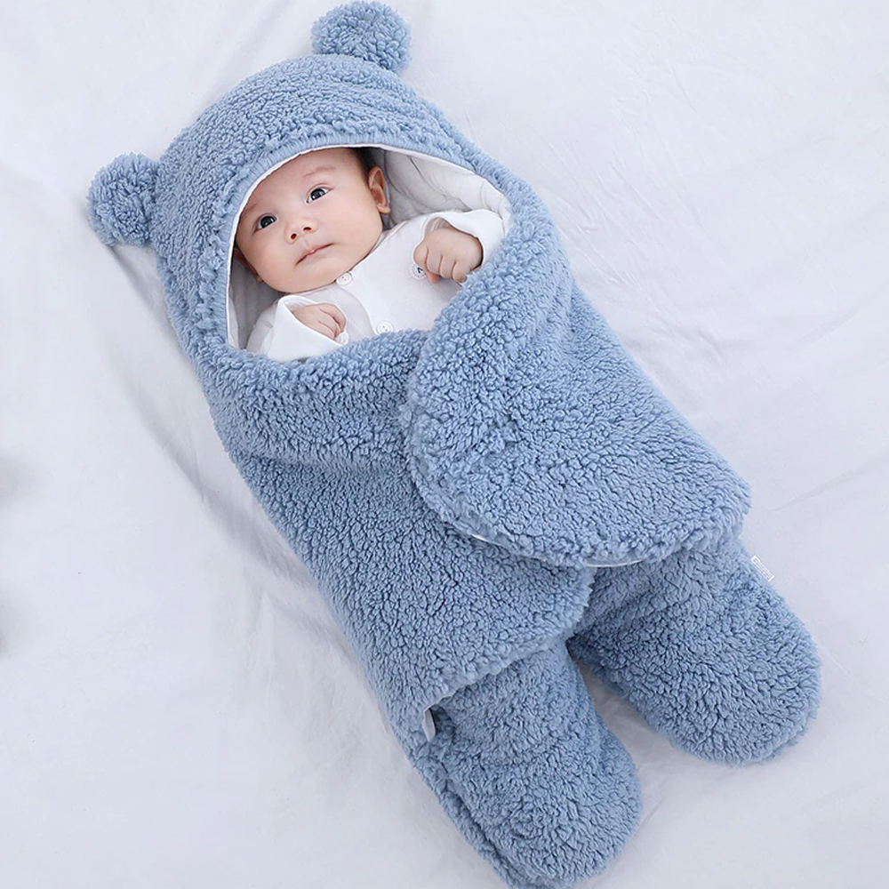 Colorful teddy blankets for infants
