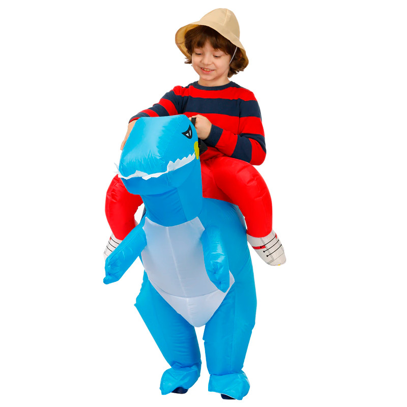 Inflatable Dinosaur Blue