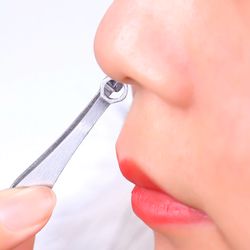 Multifunction Round-Tipped Nose Hair Trimming Tweezers