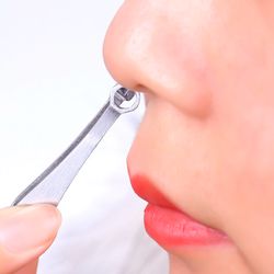 multifunction round-tipped nose hair trimming tweezers