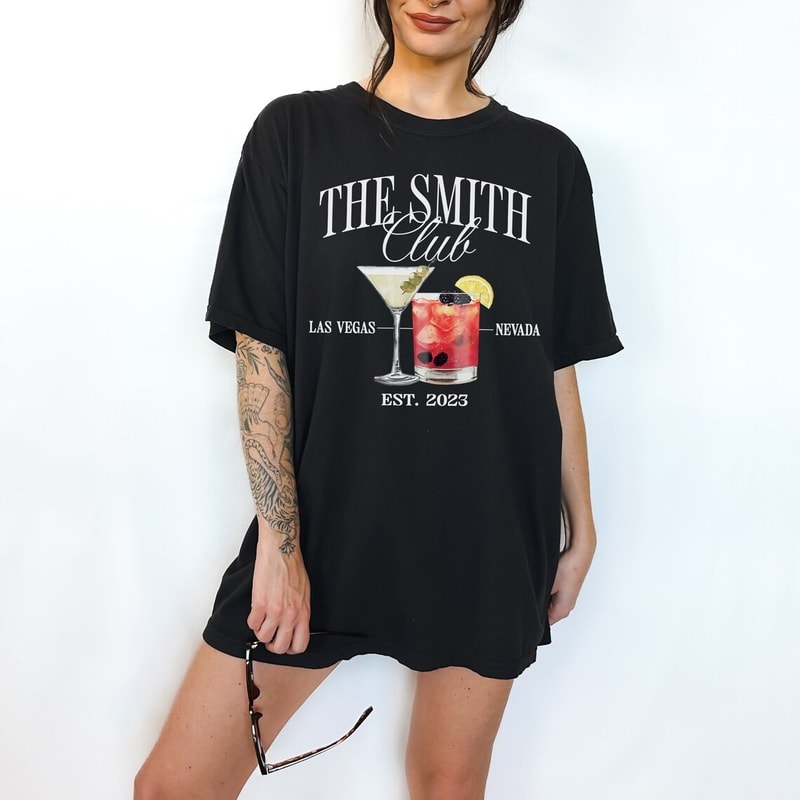 Last Name Bachelorette Shirts, Bridal Party Gifts, Gift for Bride, Bach Trip Shirts, Personalized Wedding Shirt