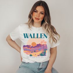 morgan wallen retro sunrise shirt, unisex t-shirts