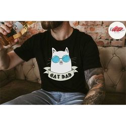best cat dad ever, best cat dad shirt, cat dad t shirt, funny cat dad shirt, gift for cat dad, unisex t-shirts