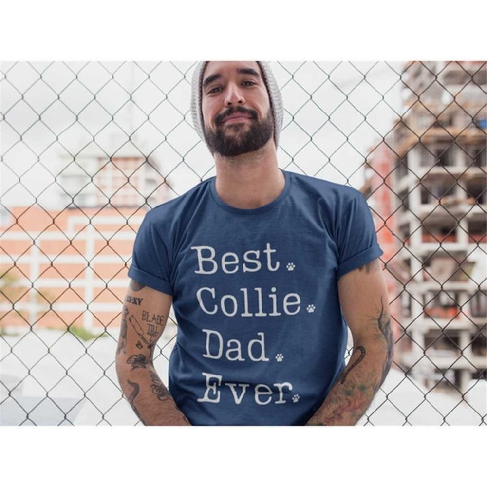Collie Dad Shirt, Unisex T-Shirts