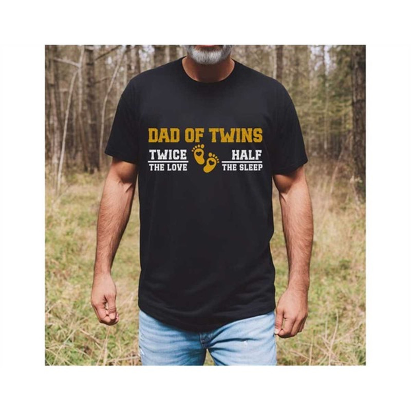 Dad of Twins Shirt,Twin Dad Shirt,Gift For Dad of Twins,Fathers Day Gift From Wife,Twin Daddy, Unisex T-Shirts