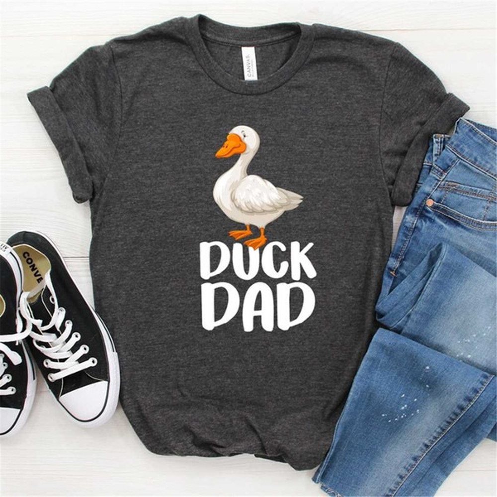 Duck Dad Shirt, Funny Duck Daddy Tshirt, Farm Animal Tee Shirts, Farmer Tee, Man Gift, Unisex T-Shirts