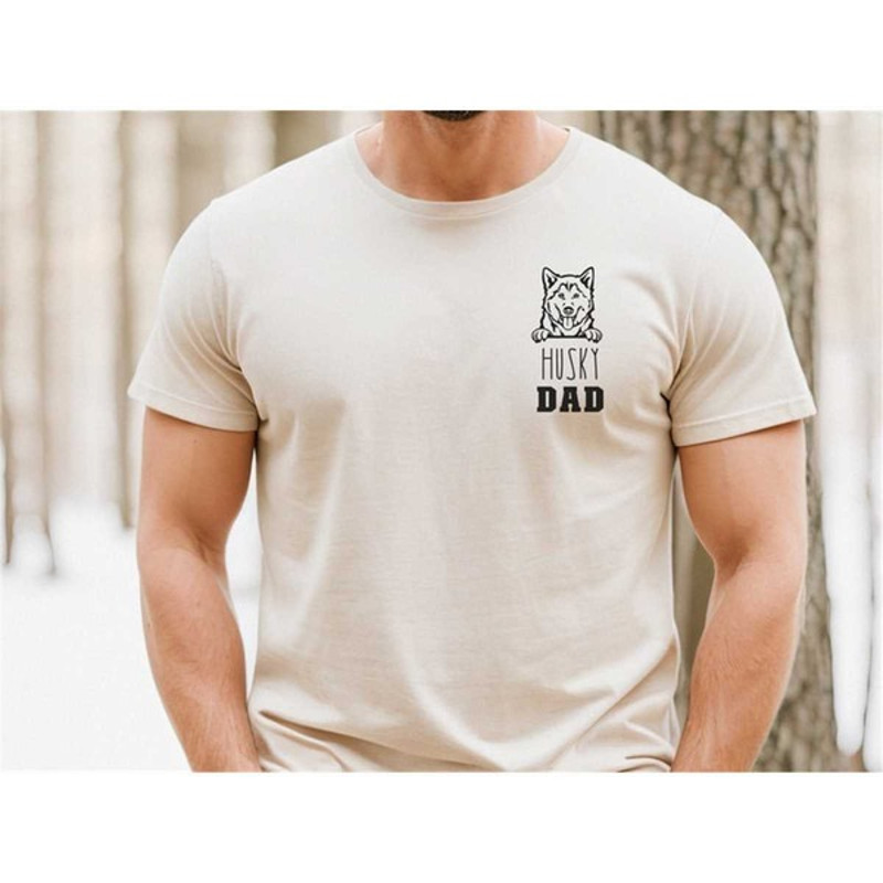 Husky Dad shirt, Siberian Husky dog tshirt, Husky dad shirt, Husky dad gift, Husky lover gift, Unisex T-Shirts