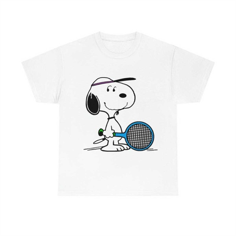 Snoopy Tennis Tee, Unisex T-Shirts