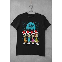 snoopy mash up ugly christmas unisex cotton t-shirt, unisex t-shirts