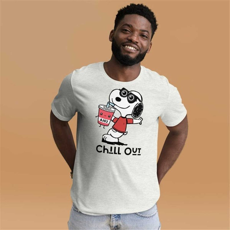 Cool Snoopy Shirt, Chill Out Snoopy Shirt, Snoopy Shirt, Street Wear, Unisex t-shirt, Unisex T-Shirts
