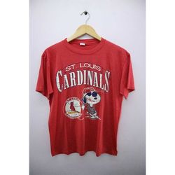 vintage artex mlb 1989 st louis cardinals jeo cool shirt, unisex t-shirts