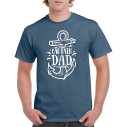 fathers day gifts for dad men birthday gift for dad captain dad birthday t shirt for dad, unisex t-shirts