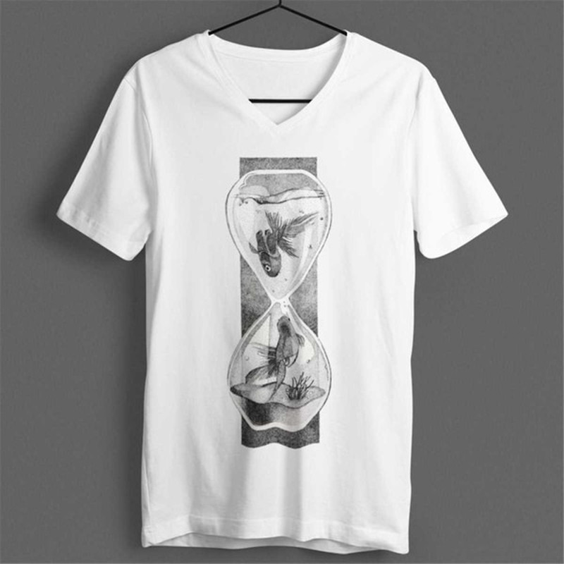 Two lost souls swimming in a fish bowl, Unisex T-Shirts