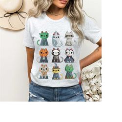 halloween cat tshirt, funny hallowen cat tshirt, halloweentown cute cat sweatshirt, unisex t-shirts