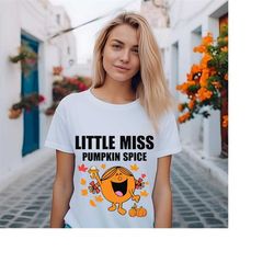 little miss pumpkin spice tshirt, unisex t-shirts