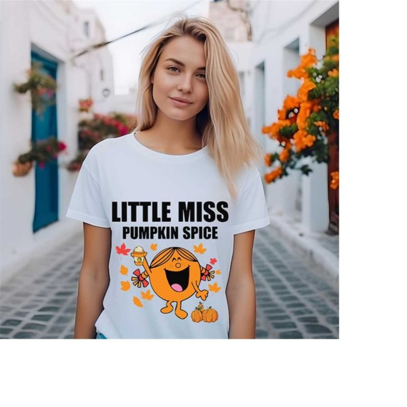 Little Miss Pumpkin Spice Tshirt, Unisex T-Shirts