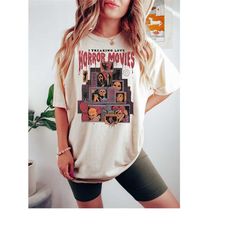 horror characters comfort colors shirt, horror friends shirt, halloween movie character, unisex t-shirts