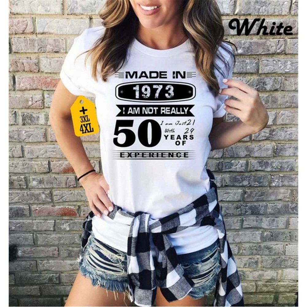 50th Birthday Shirt, Birthday Party Shirt, Well Aged, Gift for 50 Old, 50th Birthday Gift For Women, Unisex T-Shirt