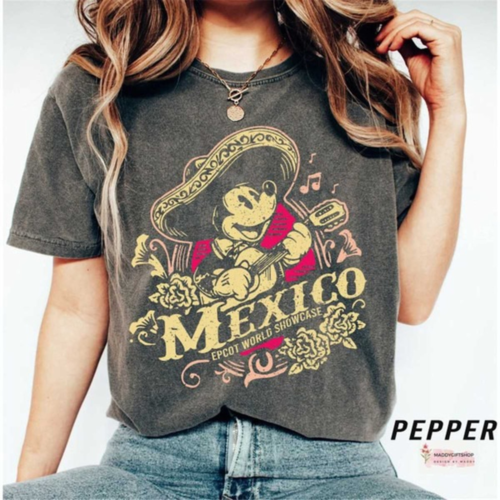 Mexico Mickey Minnie Shirt, Disney Cinco De Mayo Shirt, Disneyland Mexican Fiesta Party Shirt, Unisex T-Shirt