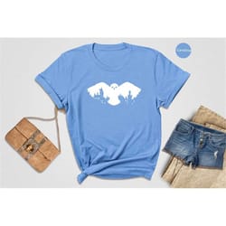 harry potter owl shirt, cute owl shirt, harry potter fan shirt, gift for harry potter lover, unisex t-shirt