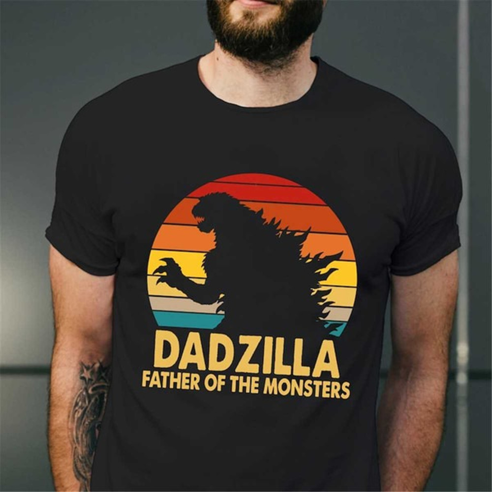 Dadzilla Father Of The Monters Shirt, Gift For Dad, Father's Day Gift, Funny Dad Shirt, Dadzilla Shirt, Unisex T-Shirt