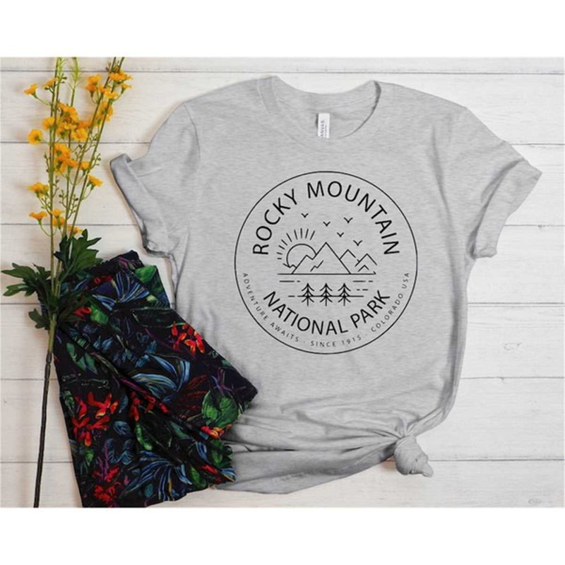 Rocky Mountain Shirt, Rocky Mountain National Park Shirt, Rocky Mountain Park Camping, Unisex T-Shirt