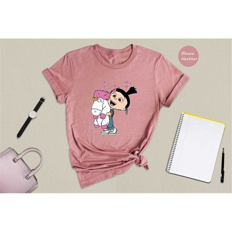 Despicable Me Agnes Unicorn Shirt, Minions Family Shirt, Minions Birthday Tee, Cute Cartoon Gift, Unisex T-Shirt