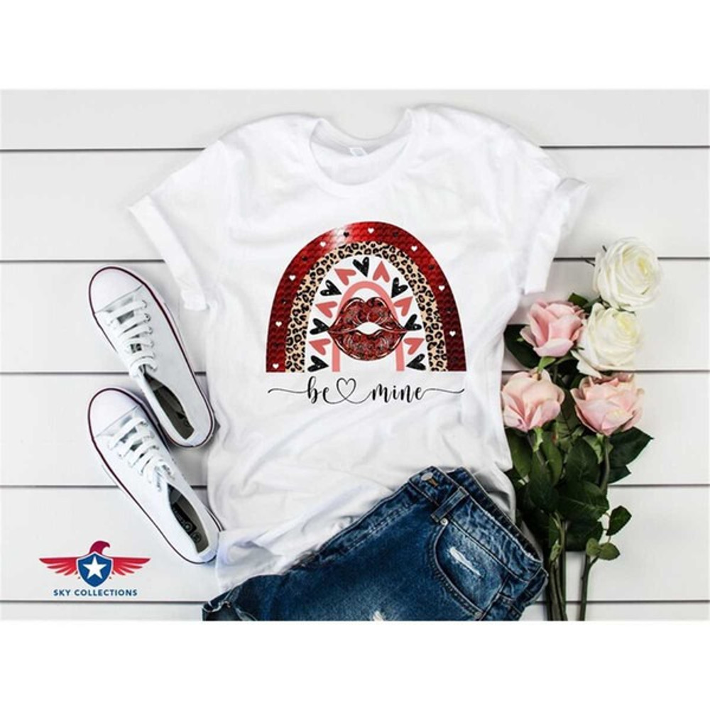 Be Mine Shirt, Valentines Day Shirts For Woman, Kiss Me Shirt, Cute Valentine Shirt, Unisex T-Shirt