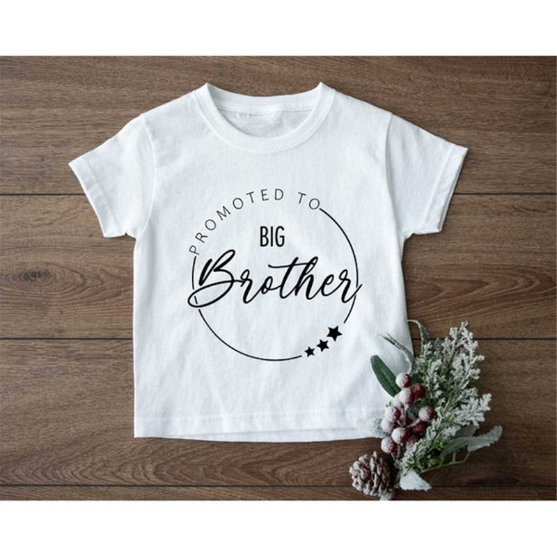 Promoted To Big Brother Shirt, Big Brother Shirt, Brother To Be TShirt, Brother Announce Shirt, Unisex T-Shirt