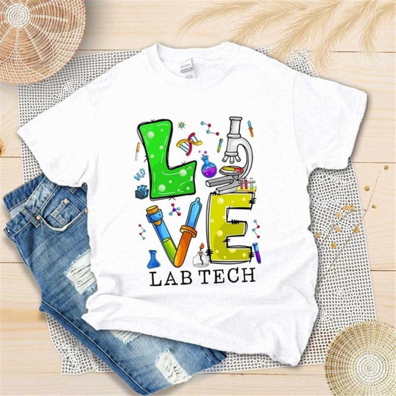 Love Lab Week 2024 Shirt - Lab Tech Shit - Technologist Life Shirt - Laboratory Technician Shirt, Unisex T-Shirt