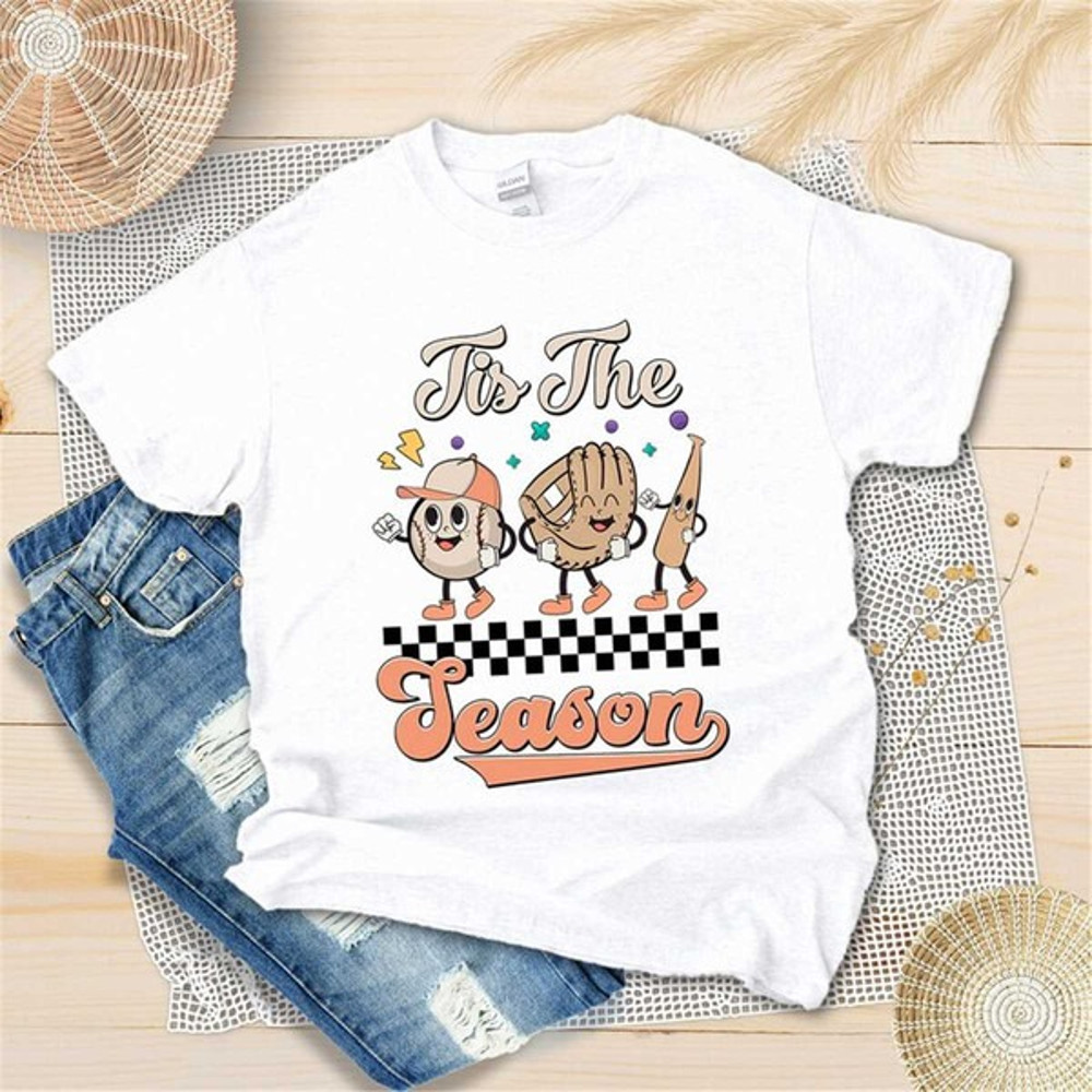 Tis The Season Baseball Shirt - Baseball Player Life Shirt - Baseball Mom Life - Sport Lover, Unisex T-Shirt