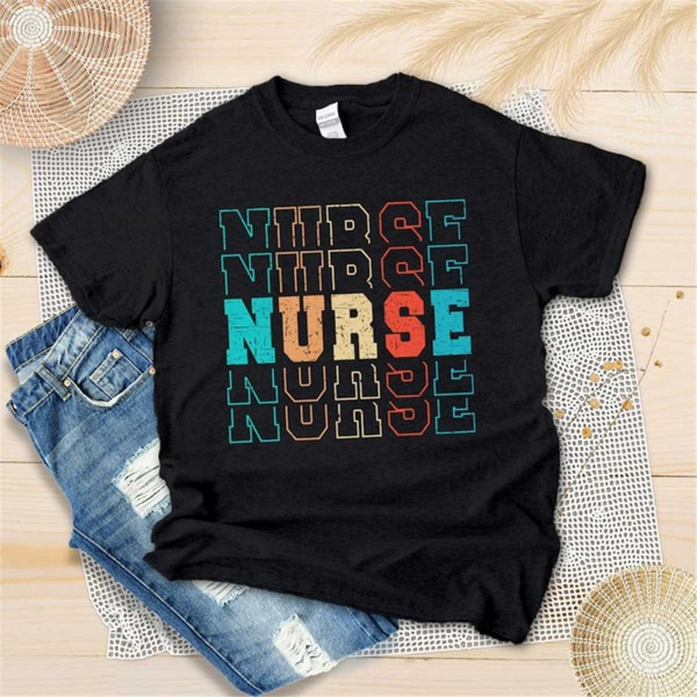 Retro Nurse Shirt, New Nurse, Nurse Gift, Nurse Graduate Gift, Nurse Appreciation, Nurse T-Shirt, Unisex T-Shirt