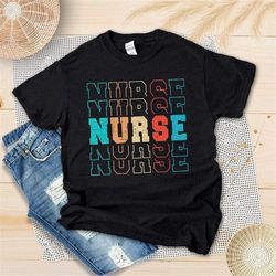 retro nurse shirt, new nurse, nurse gift, nurse graduate gift, nurse appreciation, nurse t-shirt, unisex t-shirt