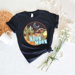 neon moon desert tee,neon moon shirt,country music tee,country music shirt, unisex t-shirt
