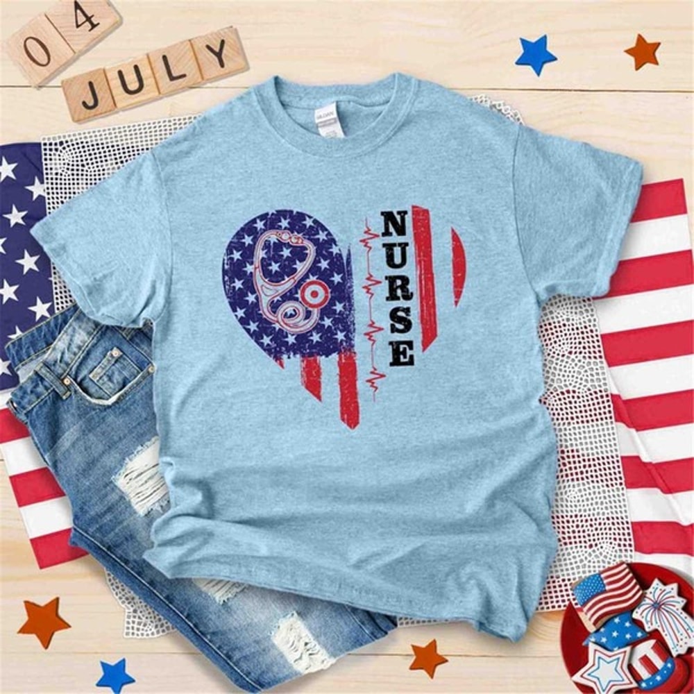 American Nurses Superhero Shirt, Funny Nursing Shirt, Nursing School Tee, Nurse Life Shirt, Unisex T-Shirt