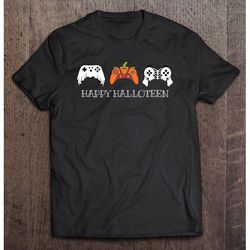 happy halloteen video gamer halloween tops boys girls teens, unisex t-shirt