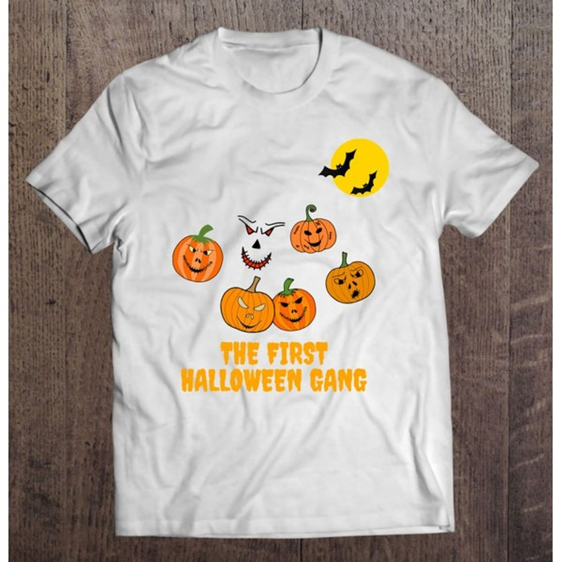 The First Halloween Gang Pumpkin Halloween Costume Halloween Essential, Unisex T-Shirt