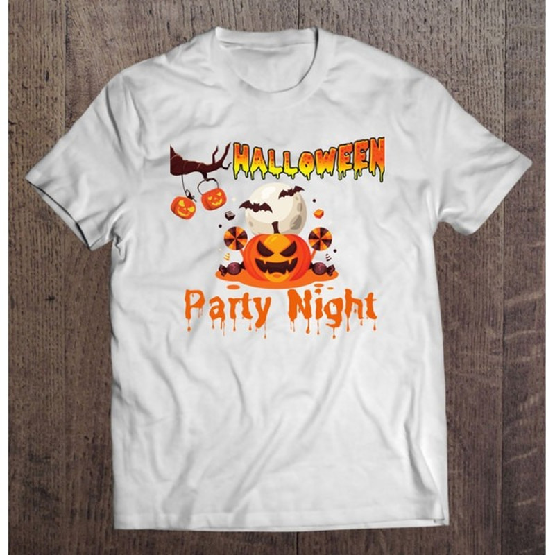 Halloween Party Night Halloween Candy Classic, Unisex T-Shirt