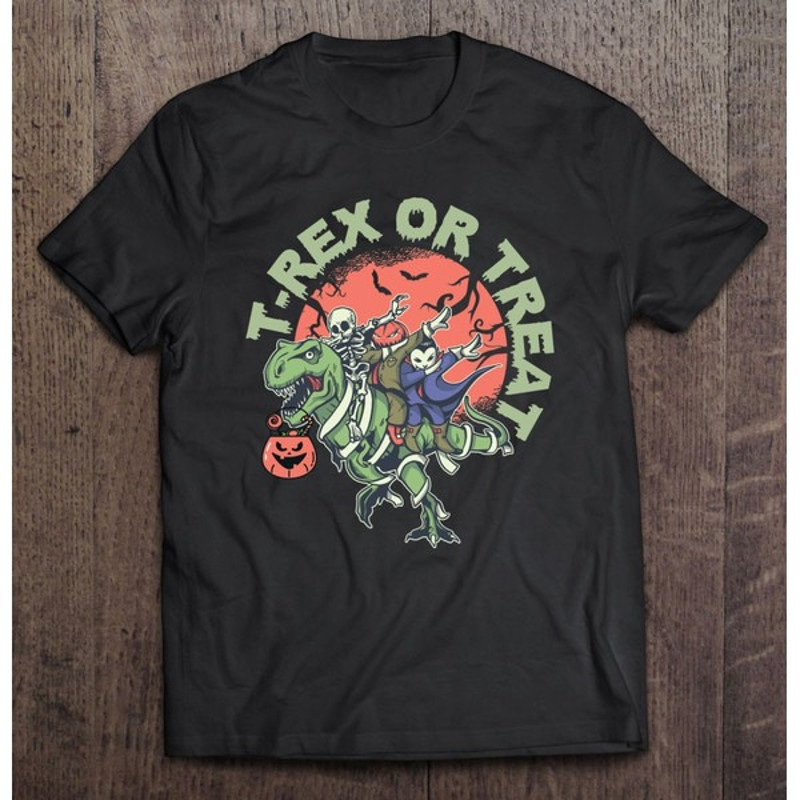 Halloween Trick Or Treat Halloween T Rex Halloween For Kids Essential, Unisex T-Shirt
