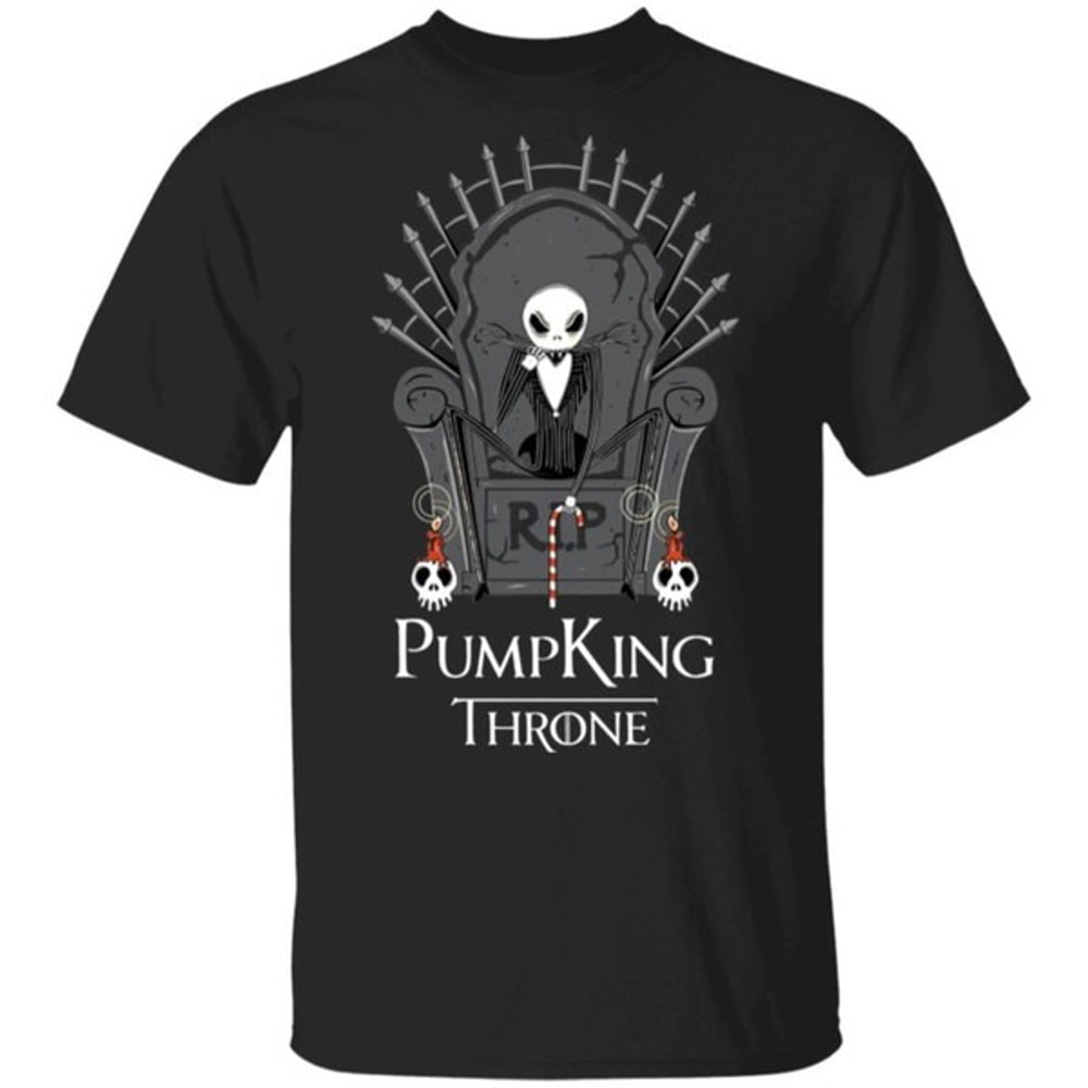 RIP Pumpking Thrones Jack Skellington Halloween Game Of Thrones T-Shirt, Unisex T-Shirt