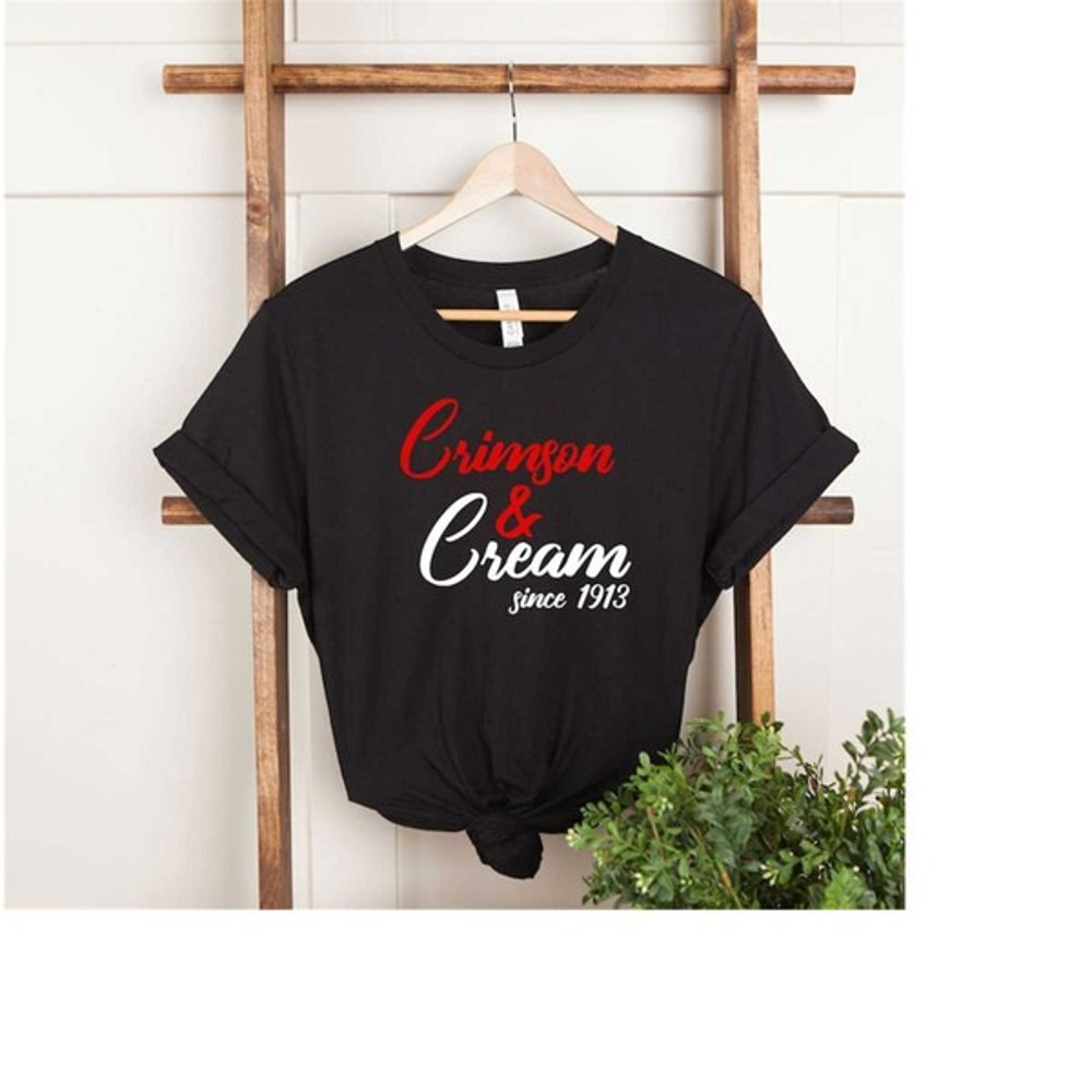 Crimson Cream Since 1913 Shirt, Delta Sigma Theta Shirt, Sorotiy Shirt, Greek Shirt, Delta Elephant Tee, Unisex T-Shirt