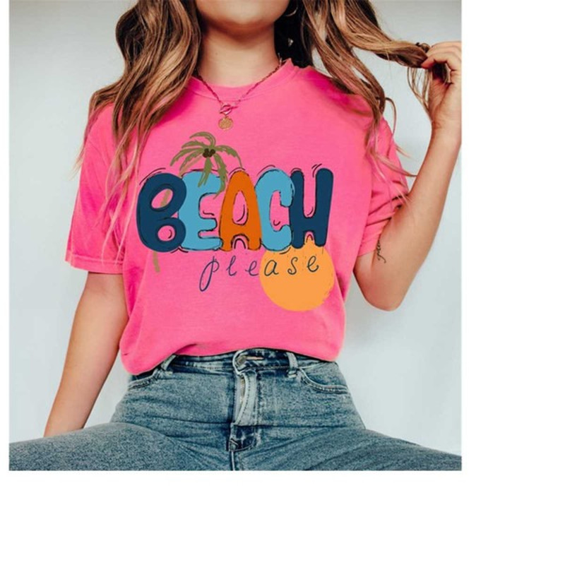 Comfort Colors Beach Please Shirt, Beach T-Shirt, Summer Tee,Vacation Shirt, Beach Shirts, Unisex T-Shirt