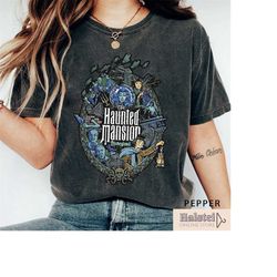 comfort color haunted mansion shirt, the haunted mansion shirt, retro disney halloween shirt, unisex t-shirt