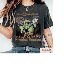 comfort color disneyland haunted mansion shirt, walt disney world the haunted mansion shirt, unisex t-shirt